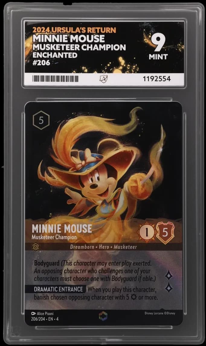 Minnie Mouse Musketeer Champion - Ursula's Return - 206/204 - Enchanted