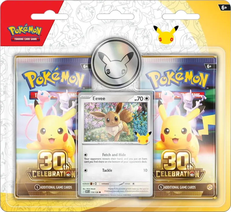 Pokemon 30th Celebration 2 Pack Blister (Lot 1)