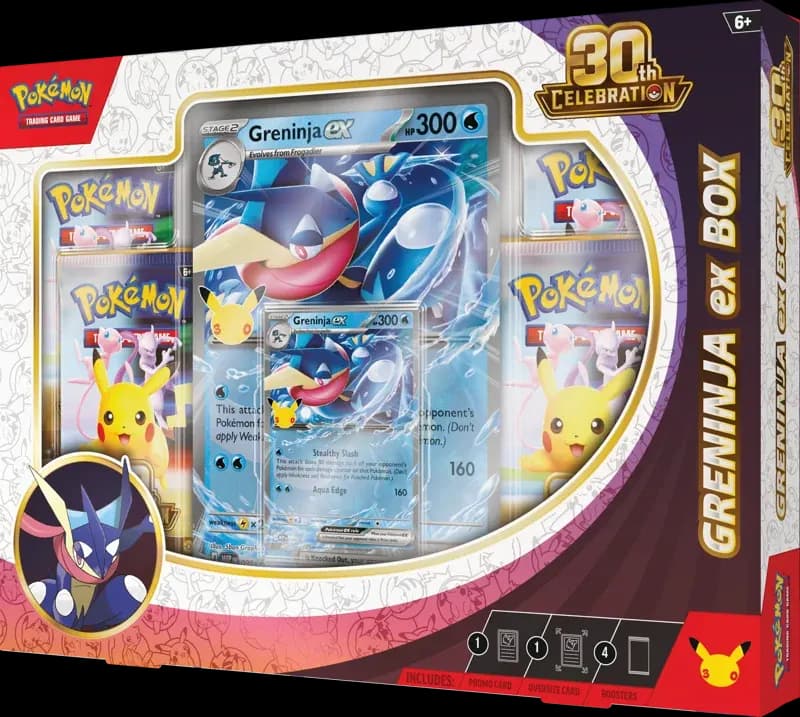 Pokemon 30th Celebration Greninja EX Collection Box (Lot 1)