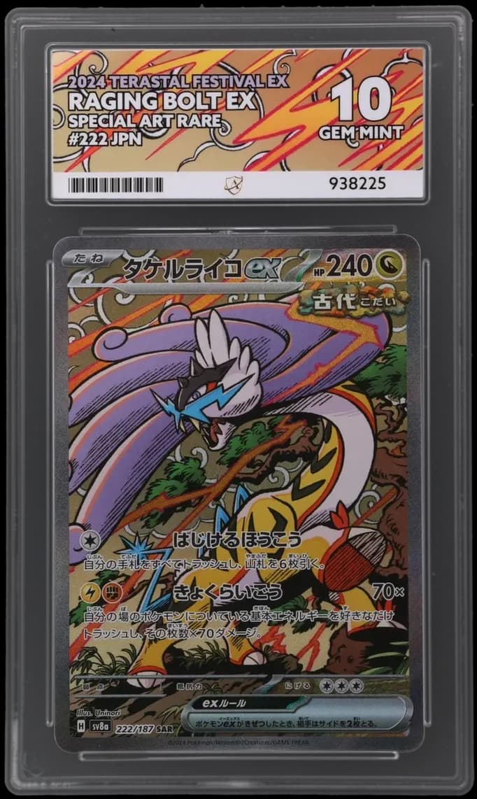 Raging Bolt ex - Terastal Festival ex - 222/187 - Special Art Rare - Japanese