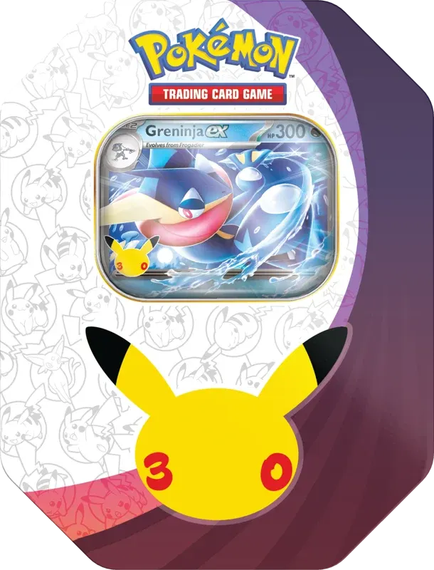Pokemon 30th Celebration Greninja EX Tin (Lot 2)