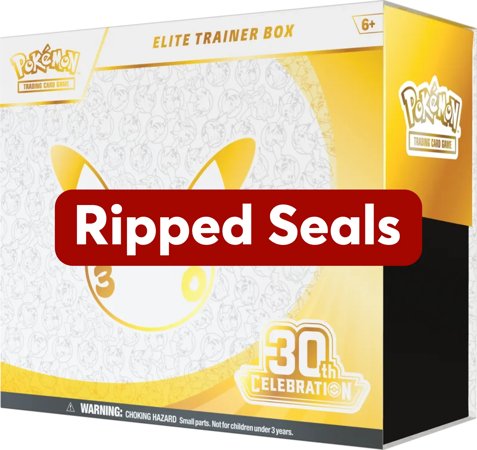 Pokemon 30th Celebration Elite Trainer Box (Lot 51 - Ripped Seal)
