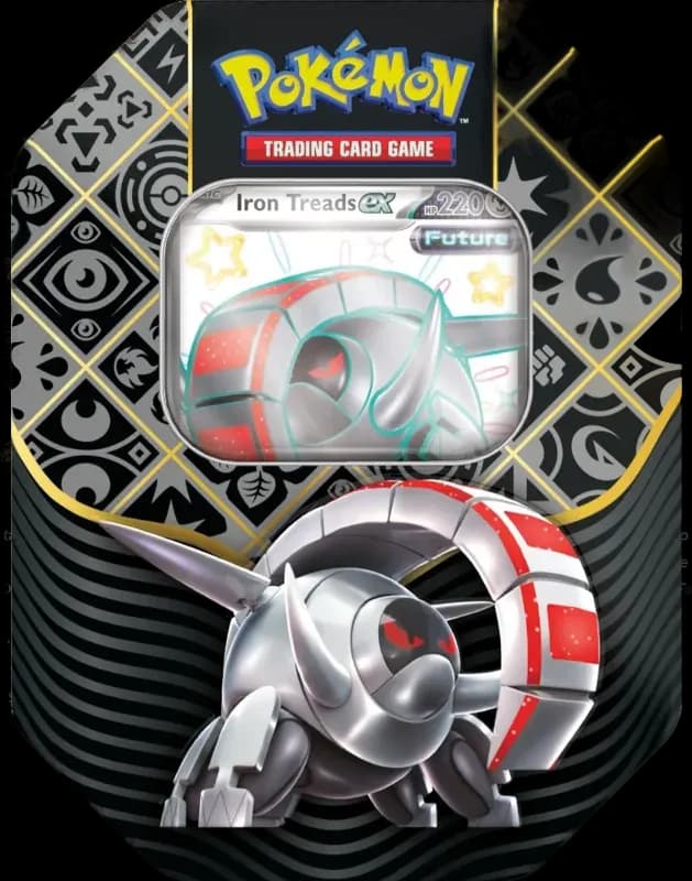 Pokemon Scarlet & Violet Paldean Fates Tin Iron Threads (Lot 1)
