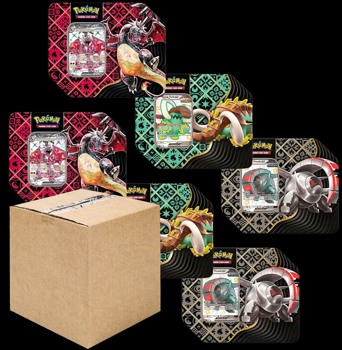 Pokemon Paldean Fates 5-Booster Tin (Case of 6)
