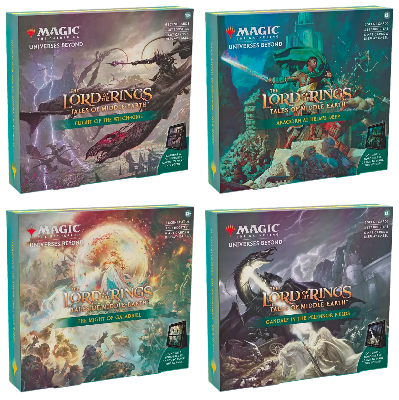 Magic: The Gathering - Lord of the Rings Tales of Middle-Earth Holiday Scene Box (4 Pack)