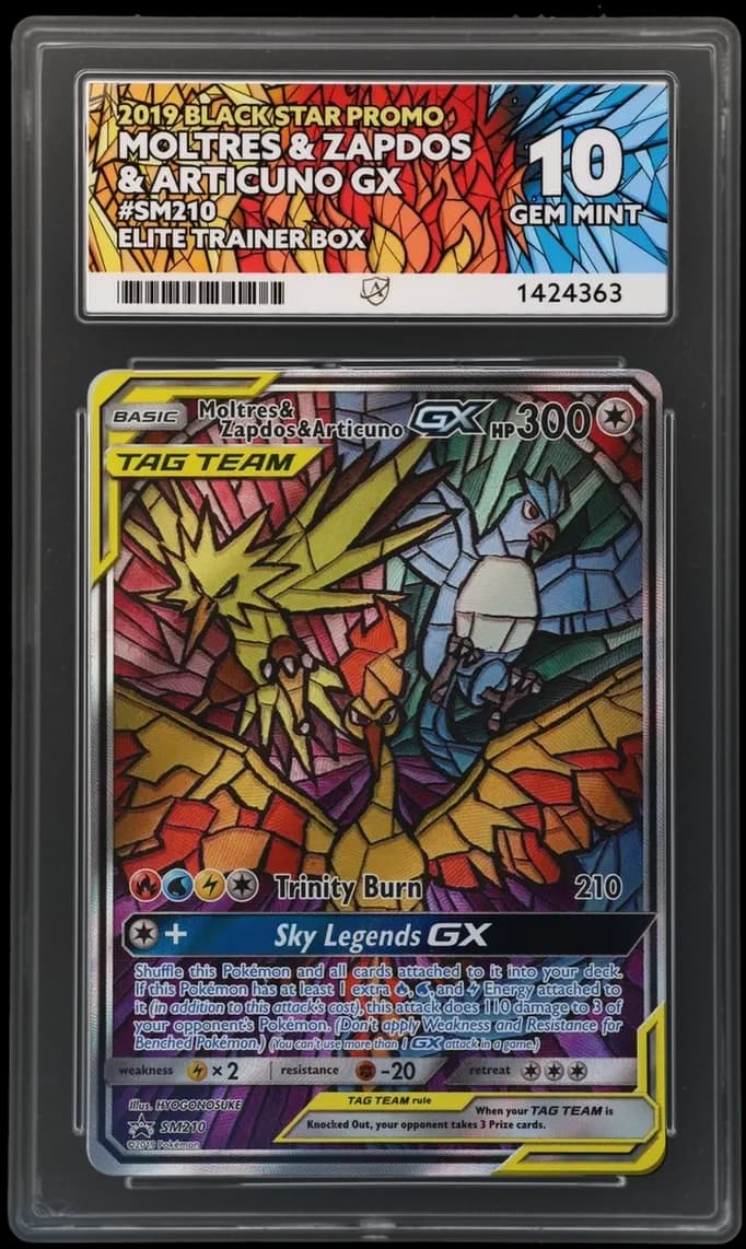 Moltres & Zapdos & Articuno GX - Black Star Promo - SM210 - Elite Trainer Box