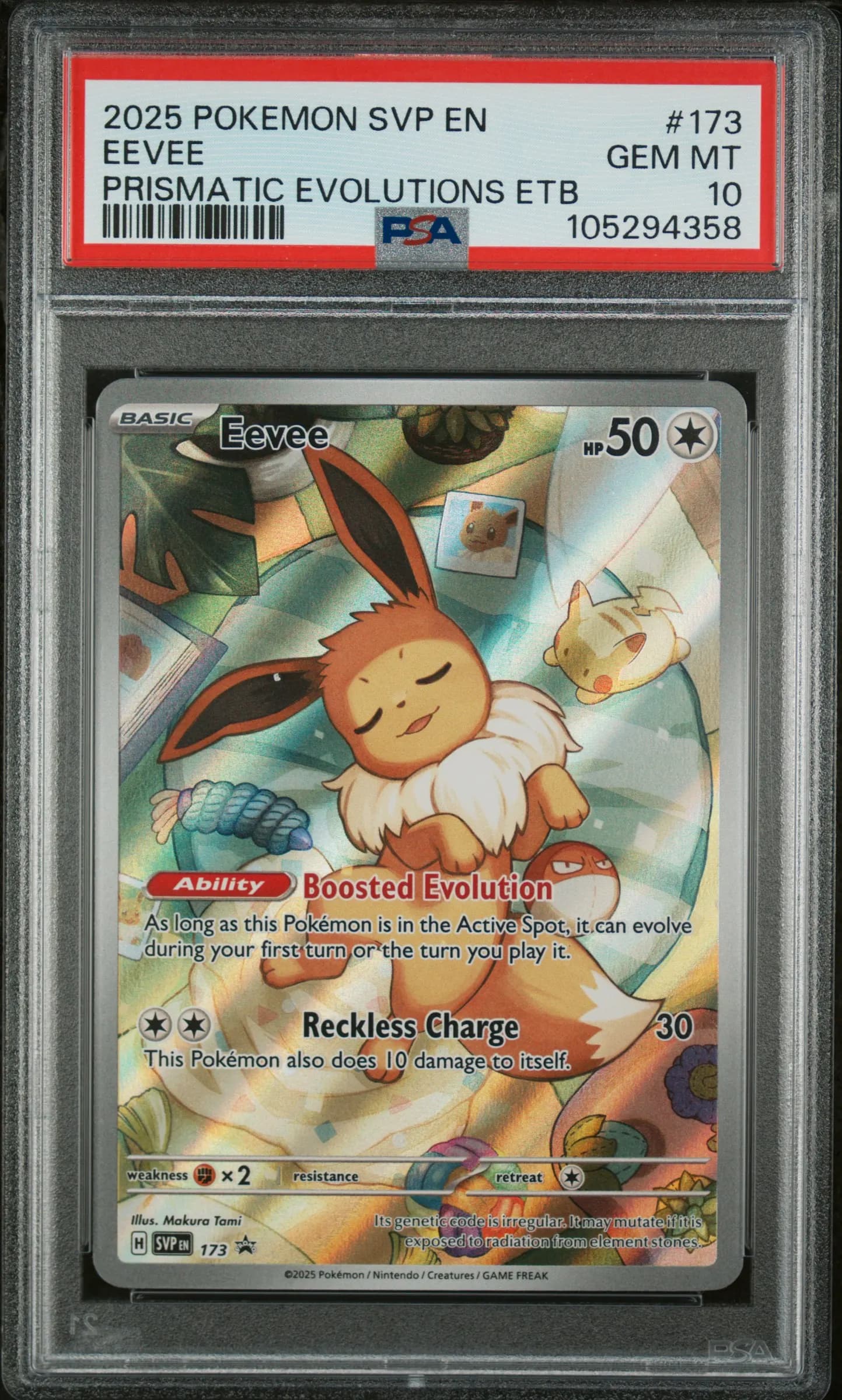 Eevee – SV Black Star Promo 173 – Prismatic Evolutions – PSA 10 Gem Mint (Lot 3)