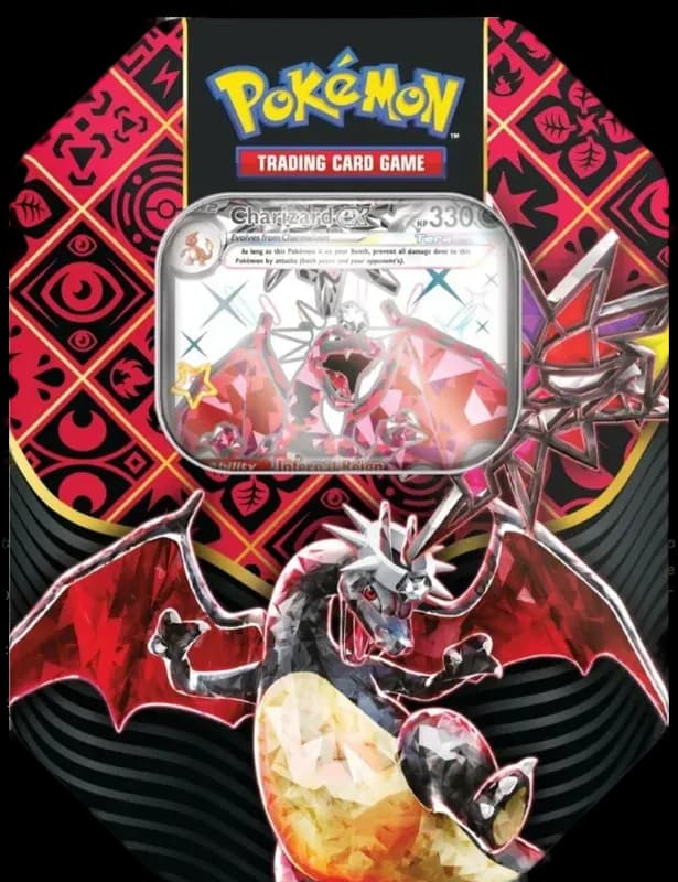 Pokemon Scarlet & Violet Paldean Fates Tin Charizard (Lot 1)