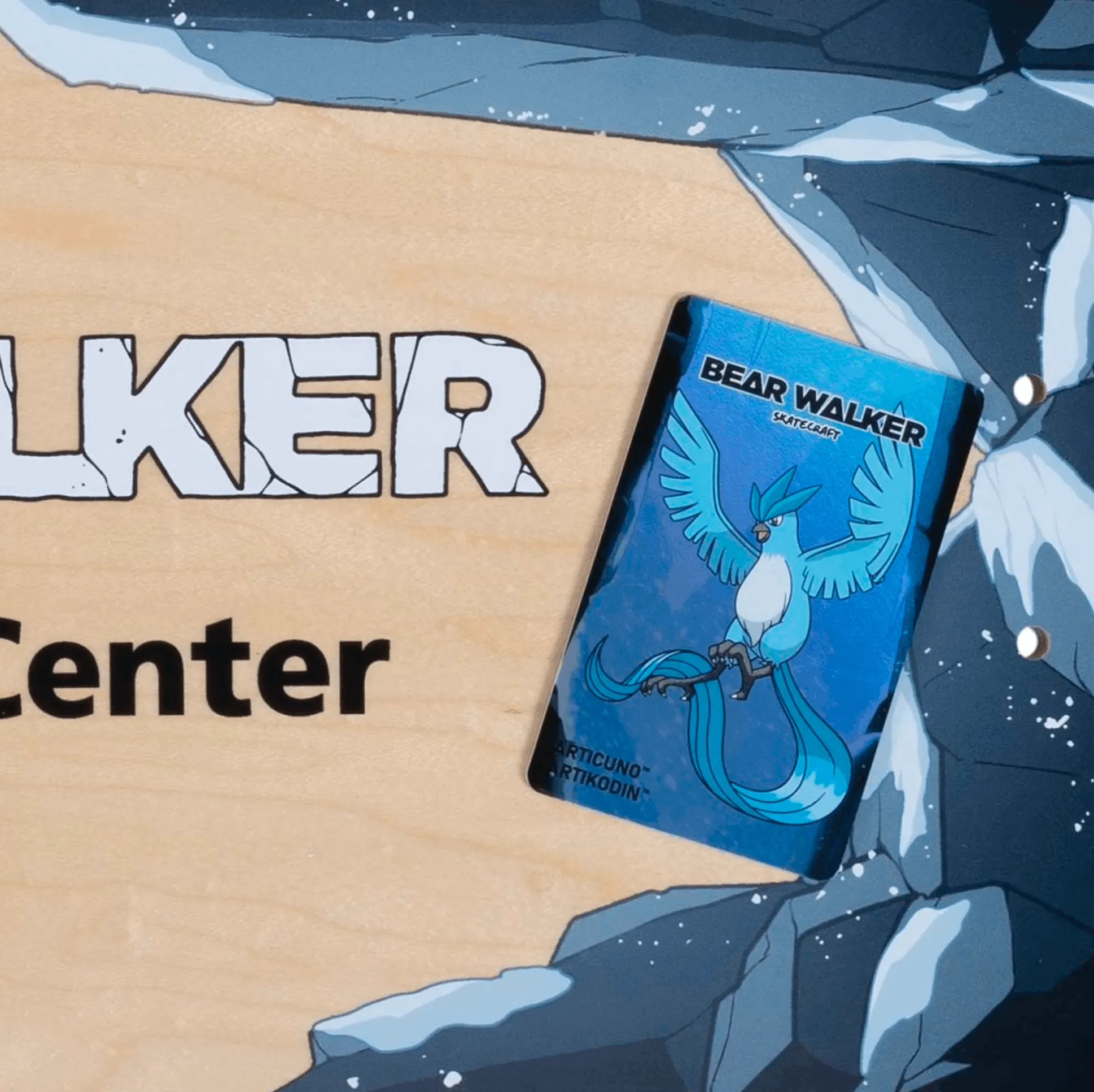 Pokemon x Bear Walker Articuno Skateboard Deck